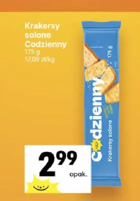 Krakersy solone Codzienny promocja w Delikatesy Centrum