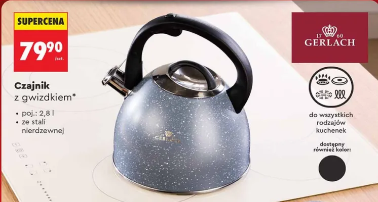 Czajnik z gwizdkiem promocja w Biedronka