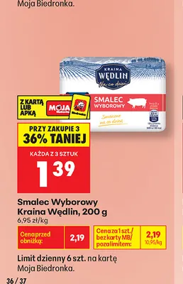 Smalec Wyborowy Kraina Wędlin promocja w Biedronka
