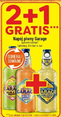 Napój Garage wybrane rodzaje promocja w POLOmarket