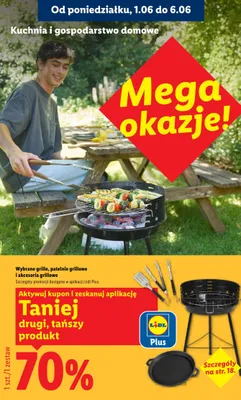 Grille, patelnie grillowe i akcesoria promocja w Lidl