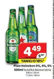 Piwo Heineken 4% 500 ml promocja w Delfin