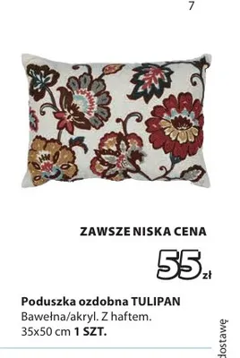 Poduszka ozdobna Tulipan 35x50 cm promocja w Jysk