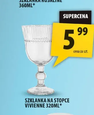 Szklanka na stopce Vivienne 320 ml promocja w Arhelan