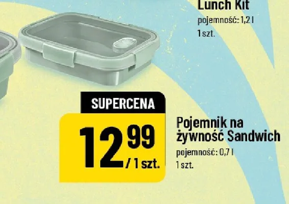 Pojemnik na żywność Sandwich pojemność: 0.7 l promocja w POLOmarket