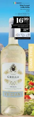 Wino Vezzani Grillo Sicilia promocja w POLOmarket