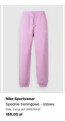 Spodnie treningowe Nike Sportswear różowy promocja w Lounge by Zalando