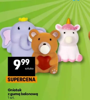 Gniotek z gumą balonową promocja w Delikatesy Centrum