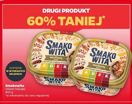 Margaryna Smakowita maślany smak promocja w Netto