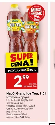 Napój Grand Ice Tea brzoskwinia promocja w Twój Market