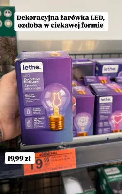 Dekoracyjna żarówka LED promocja w Biedronka