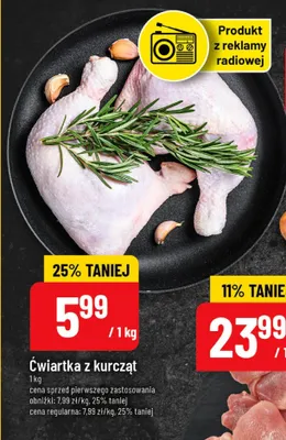 Ćwiartka z kurczat promocja w POLOmarket