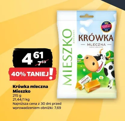 Krówka mleczna promocja w Netto