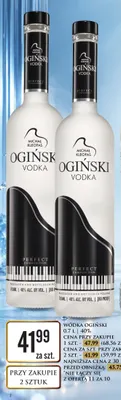 Wódka Ogiński promocja w Dino