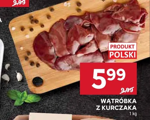 Wątróbka z kurczaka promocja w Stokrotka