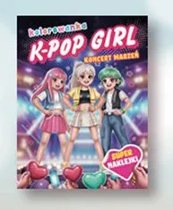 Kolorowanka K-Pop Girl Koncert marzeń promocja w Biedronka