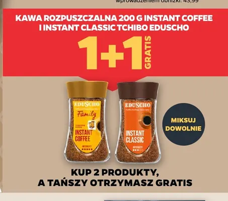 Kawa rozpuszczalna Instant Coffee Tchibo Eduscho promocja w Netto