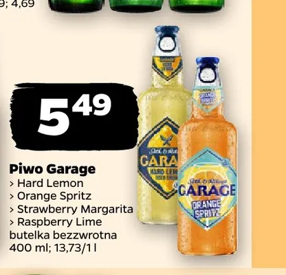 Piwo Garage Raspberry Lime promocja w Netto