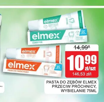 Pasta do zębów Elmex przeciw próchnicy promocja w Bingo