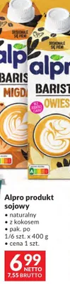 Napój roślinny Barista Alpro Baris Migdałowy promocja w Makro