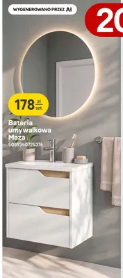 Bateria umywalkowa Maza promocja w Castorama