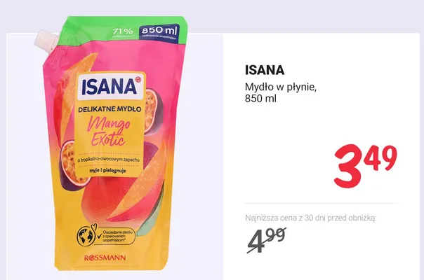 Mydło w płynie promocja w Rossmann