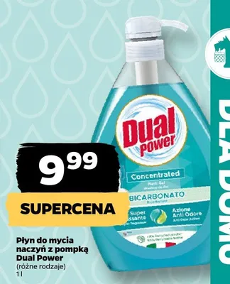 Płyn do mycia naczyń z pompką Dual Power promocja w Netto