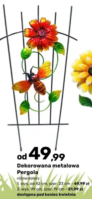 Dekoracja metalowa Pergola promocja w Bricomarche