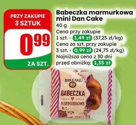 Babeczka marmurkowa mini promocja w Dino