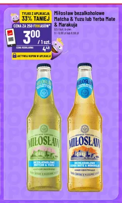 Piwo bezalkoholowe Miłosław Matcha & Yuzu promocja w POLOmarket