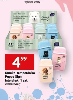 Gumko-temperówka Puppy Sign Interdruk promocja w Twój Market