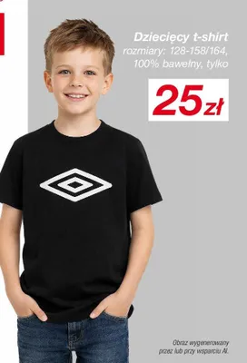 T-shirt dziecięcy, 100% bawełny promocja w KiK