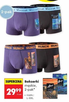 Bokserki męskie 2-pak promocja w Biedronka