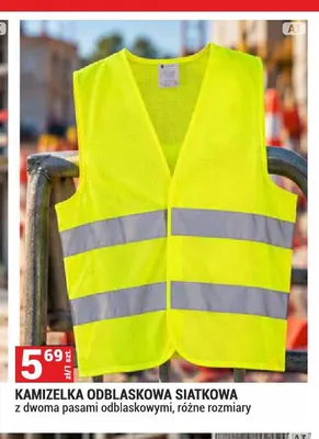 Kamizelka odblaskowa siatkowa promocja w Merkury Market