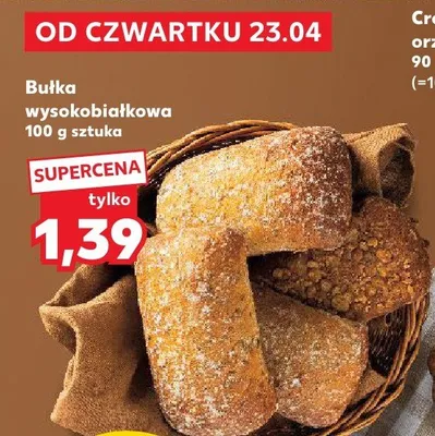 Bułka wysokobiałkowa promocja w Kaufland