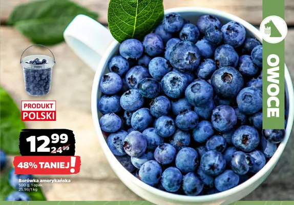 Borówka amerykańska polska promocja w Netto