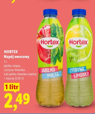 Napój owocowy cytryna-limonka Hortex promocja w Lidl
