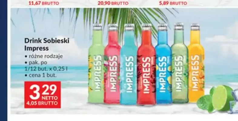 Drink Sobieski Impress promocja w Makro