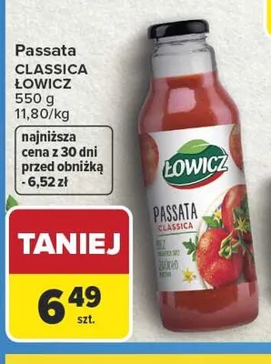 Passata Classica Łowicz promocja w Carrefour