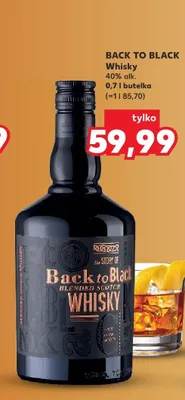 Whisky Back to Black promocja w Kaufland