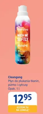 Płyn do płukania tkanin piżmo i cytrusy Cleangang promocja w Drogerie DM