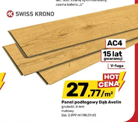 Panel podłogowy Dąb Avelin promocja w Bricomarche