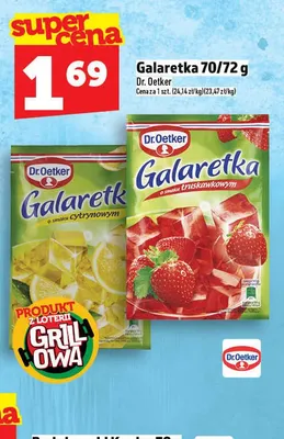 Galaretka o smaku cytrynowym Dr.Oetker promocja w TOPAZ