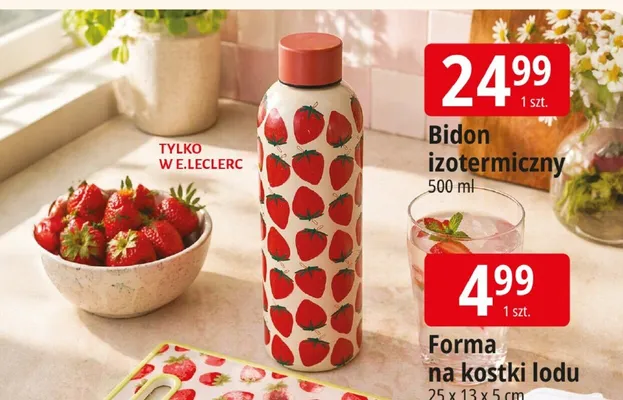 Bidon izotermiczny 500ml promocja w Leclerc
