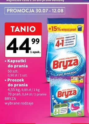 Kapsułki do prania Bryza Lanza 4in1 Do Koloru 50-pak promocja w Intermarche