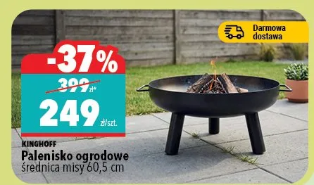 Palenisko ogrodowe średnica misy 60,5 cm promocja w Biedronka Home