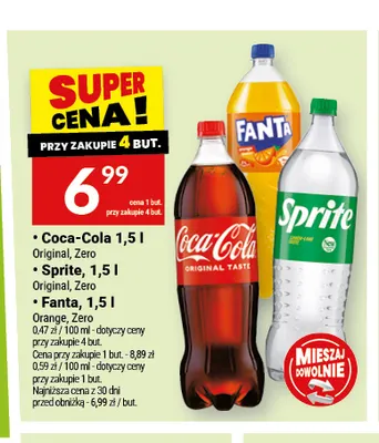 Napój gazowany Coca-Cola Zero promocja w Twój Market