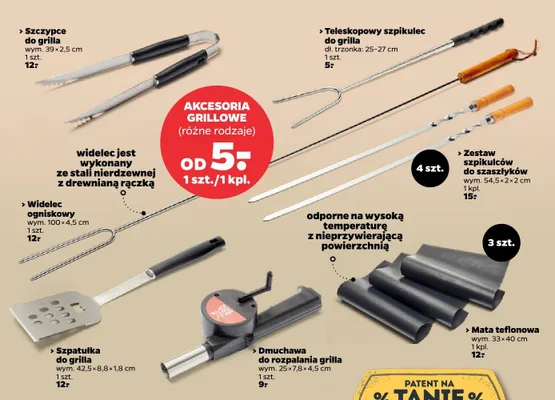 Szczypce do grilla promocja w Netto