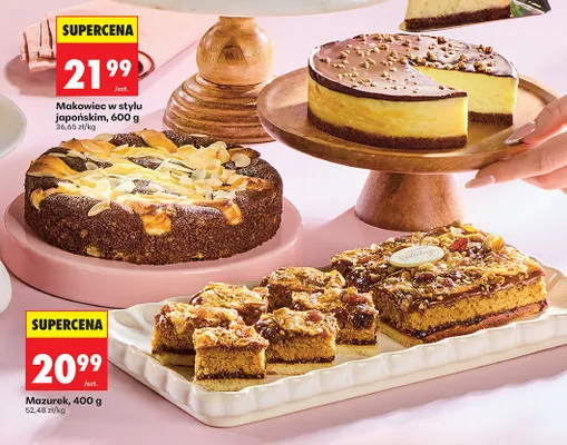 Sernik z polewą czekoladową E.Wedel promocja w Biedronka