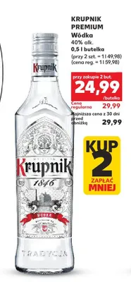 Wódka promocja w Kaufland
